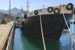 demolizione Nave Frida_ Porto di Palermo 05.227